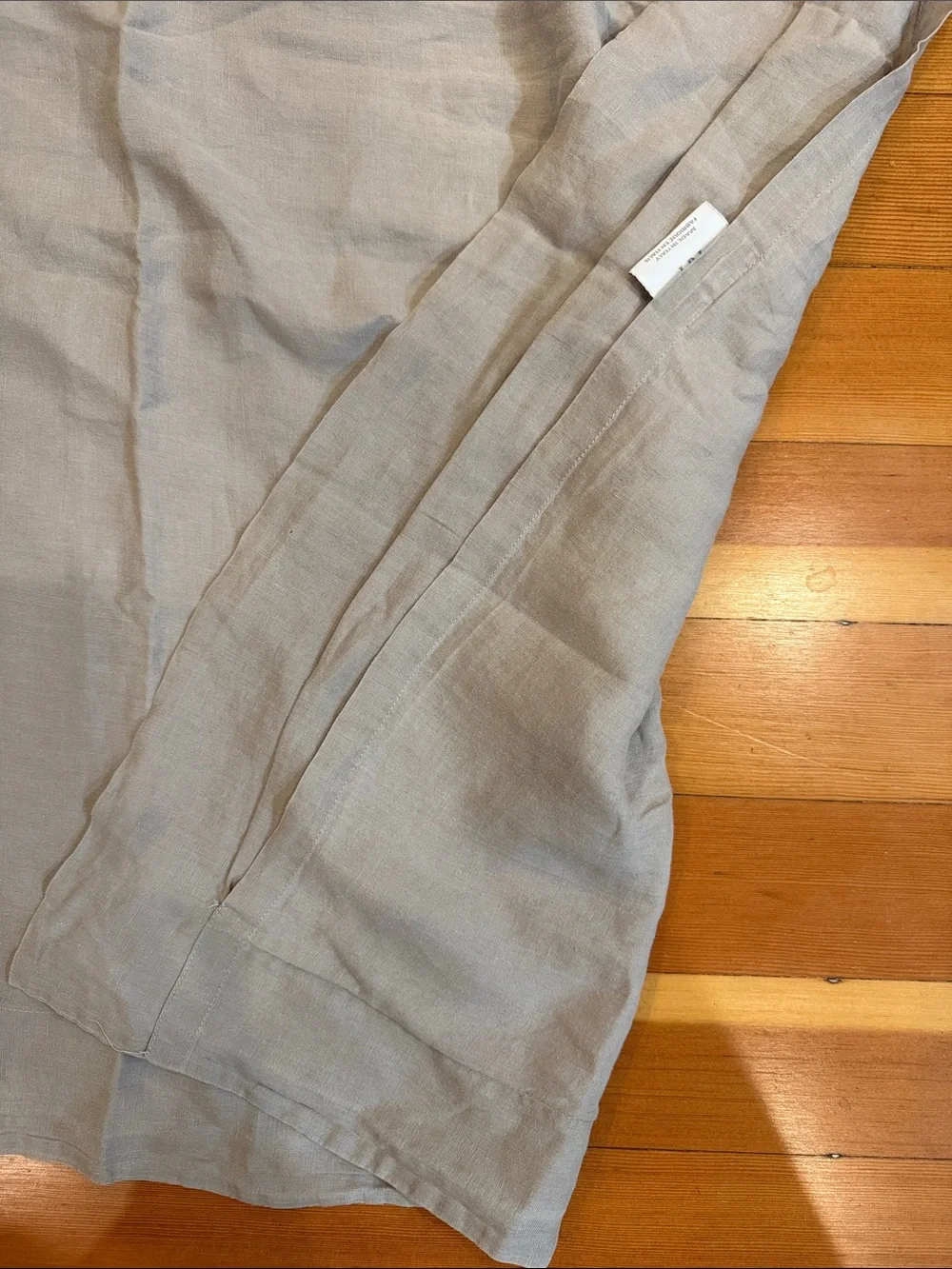 Restoration Hardware Italian linen queen lounger sham